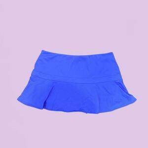Blue vintage tennis skirt with